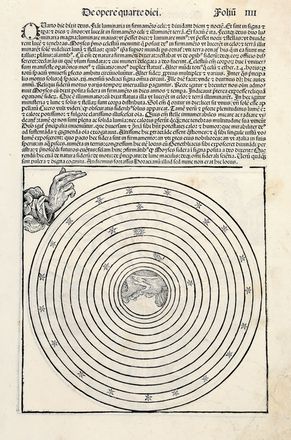  Michael Wolgemut  (Norimberga, 1434 - 1519) : La creazione del firmamento (r). La creazione dei pesci e degli uccelli (v).  - Asta Libri & Grafica - Libreria Antiquaria Gonnelli - Casa d'Aste - Gonnelli Casa d'Aste