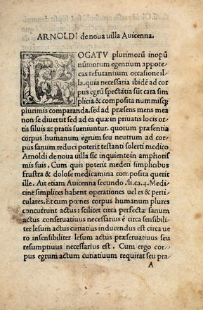 [Tractatus de virtutibus herbarum].  Arnaldo de Vilanova  - Asta Libri & Grafica - Libreria Antiquaria Gonnelli - Casa d'Aste - Gonnelli Casa d'Aste