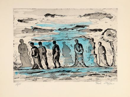  Valéry Paul : Le Cimitière Marin.  Walter Piacesi  (Ascoli Piceno, 1929), Federico García Lorca, Renato Guttuso  (Bagheria, 1911 - Roma, 1987), Saul Bulich  - Asta Libri & Grafica - Libreria Antiquaria Gonnelli - Casa d'Aste - Gonnelli Casa d'Aste