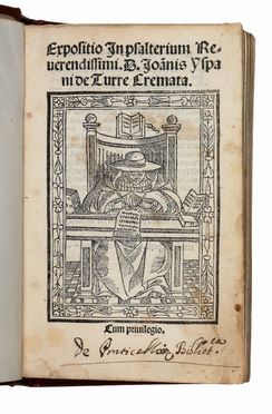  Torquemada Juan (de) : Expositio in Psalterium. Religione  - Auction Books & Graphics - Libreria Antiquaria Gonnelli - Casa d'Aste - Gonnelli Casa d'Aste