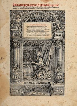  Hieronymus (santo) : Epistole (-pars tertia).  Hans Springinklee  - Asta Libri & Grafica - Libreria Antiquaria Gonnelli - Casa d'Aste - Gonnelli Casa d'Aste