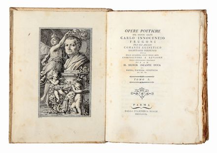  Tasso Torquato : Aminta favola boschereccia ora per la prima volta alla sua vera edizione ridotta.  Carlo Innocenzo Frugoni, Carlo Gastone (della Torre di) Rezzonico, Tommaso Ceva  - Asta Libri & Grafica - Libreria Antiquaria Gonnelli - Casa d'Aste - Gonnelli Casa d'Aste