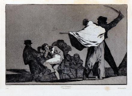  Francisco Goya y Lucientes  (Fuendetodos,, 1746 - Bordeaux,, 1828) : Los Proverbios. Quattro tavole supplementari pubblicate ne L'Art  - Asta Libri & Grafica - Libreria Antiquaria Gonnelli - Casa d'Aste - Gonnelli Casa d'Aste