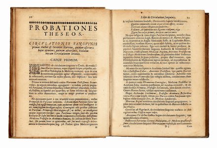  Riolan Jean : Opuscula anatomica nova [...]. De motu circulatorio sanguinis in corde accessere notae in Joannis Wallaei duas epistolas de circulatione sanguinis...  - Asta Libri & Grafica - Libreria Antiquaria Gonnelli - Casa d'Aste - Gonnelli Casa d'Aste