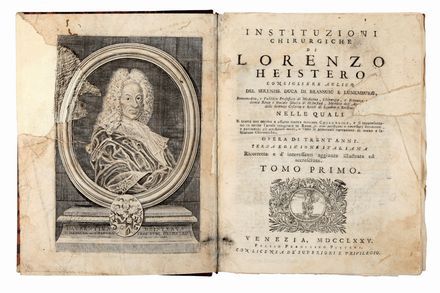  Heister Lorenz : Instituzioni chirurgiche [...]. Tomo primo (-secondo). Medicina, Chirurgia, Figurato, Medicina, Collezionismo e Bibliografia  - Auction Books & Graphics - Libreria Antiquaria Gonnelli - Casa d'Aste - Gonnelli Casa d'Aste