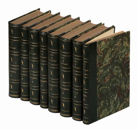 Usi e costumi di tutti i popoli dell'universo, ovvero Storia del governo...  - Asta Libri & Grafica - Libreria Antiquaria Gonnelli - Casa d'Aste - Gonnelli Casa d'Aste