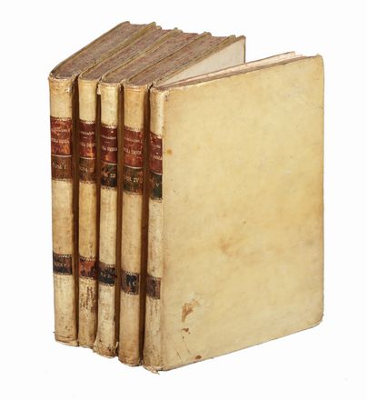  Morgagni Giovanni Battista : Opera omnia in quinque tomos divisa. Quorum operum quae antea, et ubi, et quae nunc sint edita, praefatio ostendet. Tomus primus (-quintus). Medicina  Giovanni Volpato  (Bassano del Grappa, 1735 - Roma, 1803)  - Auction Books & Graphics - Libreria Antiquaria Gonnelli - Casa d'Aste - Gonnelli Casa d'Aste
