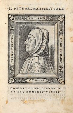  Malipiero Girolamo : Il Petrarca spirituale.  - Asta Libri & Grafica - Libreria Antiquaria Gonnelli - Casa d'Aste - Gonnelli Casa d'Aste