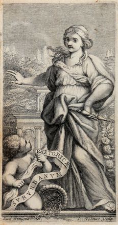  Bovio Carlo : Rhetoricae suburbanum pars prima (-unica pubblicata): Cuius Libri tres exhibent...  Ludovico Gimignani, Giovanni Francesco Venturini, Jean-Baptiste Nolin  (Parigi,, 1657 - 1725)  - Asta Libri & Grafica - Libreria Antiquaria Gonnelli - Casa d'Aste - Gonnelli Casa d'Aste