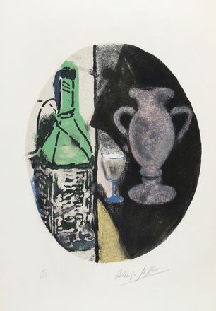  Mino Maccari  (Siena, 1898 - Roma, 1989) [e altri] : Quattro litografie di Maccari, Magnelli, Severini, Soffici.  Alberto Magnelli  (Firenze, 1888 - Meudon, 1971), Gino Severini  (Cortona, 1883 - Parigi, 1966), Ardengo Soffici  (Rignano sull'Arno (Firenze), 1879 - Forte dei Marmi (Lucca), 1964)  - Asta Libri & Grafica - Libreria Antiquaria Gonnelli - Casa d'Aste - Gonnelli Casa d'Aste