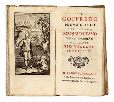  Tasso Torquato : Il Goffredo, poema eroico. Letteratura italiana, Figurato, Letteratura, Collezionismo e Bibliografia  - Auction Books & Graphics - Libreria Antiquaria Gonnelli - Casa d'Aste - Gonnelli Casa d'Aste