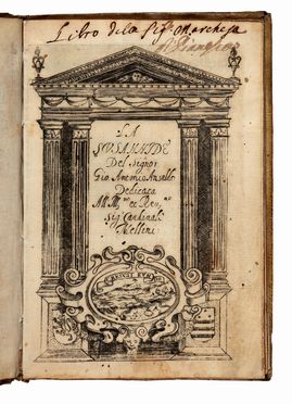  Ansaldi Giovanni Antonio : La Susannide. Letteratura italiana, Letteratura  - Auction Books & Graphics - Libreria Antiquaria Gonnelli - Casa d'Aste - Gonnelli Casa d'Aste
