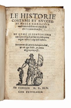  Piccolomini Enea Silvio - Pius [papa II] : Le historie, costumi et successi della nobilissima provincia dei Boemi...  - Asta Libri & Grafica - Libreria Antiquaria Gonnelli - Casa d'Aste - Gonnelli Casa d'Aste