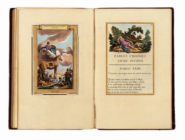  La Fontaine Jean (de) : Fables choisies mises en vers [...]. Nouvelle édition gravée en taille-douce. Les figures par le S.r Fessard [...]. Tome premier (-III). Letteratura straniera, Figurato, Letteratura, Collezionismo e Bibliografia  Étienne Fessard  - Auction Books & Graphics - Libreria Antiquaria Gonnelli - Casa d'Aste - Gonnelli Casa d'Aste