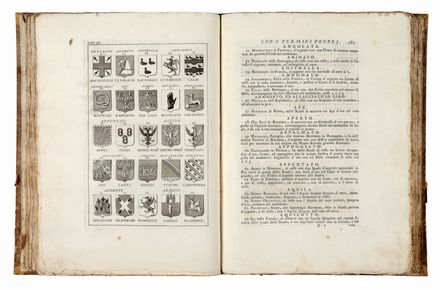  Ginanni Marco Antonio : L'arte del Blasone dichiarata per alfabeto. Con le figure necessarie per la intelligenza de' termini in molte tavole impresse in rame...  - Asta Libri & Grafica - Libreria Antiquaria Gonnelli - Casa d'Aste - Gonnelli Casa d'Aste