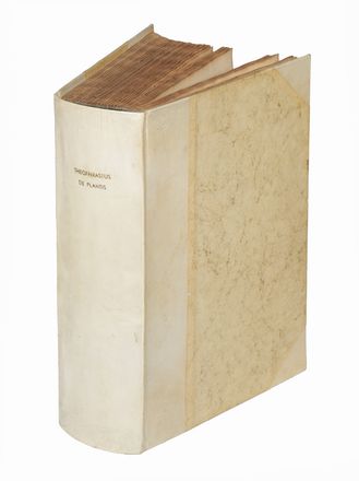  Theophrastus : De historia plantarum libri decem, Graec� & Latin� [...]. Latinam Gazae versionem nova interpretatione ad margines [...] item rariorum plantarum iconibus illustravit Ioannes Bodaeus � Stapel...  Teodoro Gaza, Iulius Caesar (Bordoni Giulio) Scaliger  (1484 - 1558), Johannes Bodaeus  - Asta Libri & Grafica - Libreria Antiquaria Gonnelli - Casa d'Aste - Gonnelli Casa d'Aste