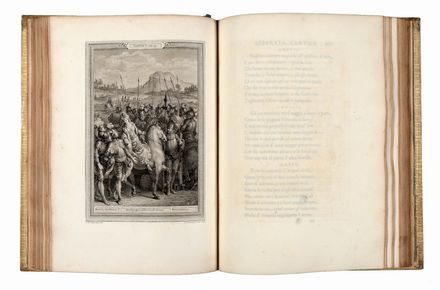  Tasso Torquato : La Gerusalemme liberata [...]. Seconda edizione, coi rami della edizione di Monsieur. Tomo primo (-secondo).  Charles Nicolas Cochin  (1715 - 1790)  - Asta Libri & Grafica - Libreria Antiquaria Gonnelli - Casa d'Aste - Gonnelli Casa d'Aste