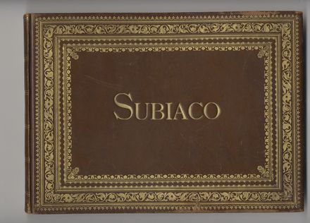 Album che raccoglie 29 fotografie all'albumina di Subiaco e del monastero di San Benedetto.  - Asta Libri & Grafica - Libreria Antiquaria Gonnelli - Casa d'Aste - Gonnelli Casa d'Aste