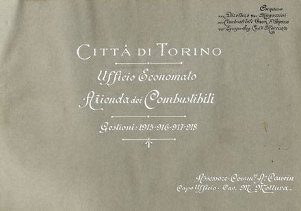 'Citt� di Torino / [...] / Azienda dei combustibili [...]'. Raccolta in album di 26 fotografie ai sali d'argento.  - Asta Libri & Grafica - Libreria Antiquaria Gonnelli - Casa d'Aste - Gonnelli Casa d'Aste