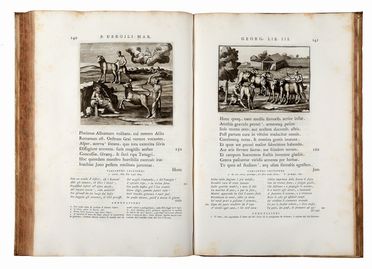  Vergilius Maro Publius : Bucolica, Georgica, & Aeneis ex cod. mediceo-laurentiano descripta ab Antonio Ambrogi [...]. Tomus primus (-tertium).  Antonio Maria Ambrogi, Pietro Santi Bartoli  (Perugia, 1635 - Roma, 1700), Marco Gregorio Carloni  (Roma, 1742 - 1796), Francesco Barbazza  - Asta Libri & Grafica - Libreria Antiquaria Gonnelli - Casa d'Aste - Gonnelli Casa d'Aste