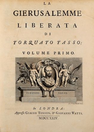  Tasso Torquato : La Gerusalemme liberata. Letteratura italiana, Figurato, Letteratura, Collezionismo e Bibliografia  Girolamo Scotto  ( - 1878), Gaspero Martellini  (Firenze, 1785 - 1857), Francesco Sabatelli  (Firenze, 1803 - Milano, 1829), Raffaello Morghen  (1761 - 1833)  - Auction Books & Graphics - Libreria Antiquaria Gonnelli - Casa d'Aste - Gonnelli Casa d'Aste