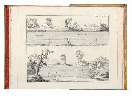 Raccolta d'autori che trattano del moto dell'acque [...]. Tomo primo (-nono, ed ultimo).  Giovanni Alfonso Borelli  (Napoli (o Messin&agrave;), 1608 - Roma, 1679), Bernardo Castelli, Galileo Galilei  (1564 - 1642), Vincenzo Viviani, Giovanni Domenico Cassini  (Perinaldo, 1625 - Parigi, 1712)  - Asta Libri & Grafica - Libreria Antiquaria Gonnelli - Casa d'Aste - Gonnelli Casa d'Aste