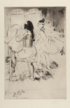  Louis Legrand  (Digione, 1863 - Livry-Gargan, Seine-et-Oise, 1951) : La petite classe.  - Auction Books & Graphics - Libreria Antiquaria Gonnelli - Casa d'Aste - Gonnelli Casa d'Aste