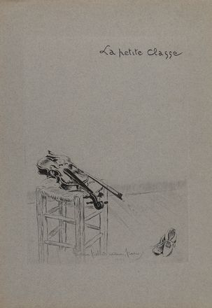  Louis Legrand  (Digione, 1863 - Livry-Gargan, Seine-et-Oise, 1951) : La petite classe.  - Auction Books & Graphics - Libreria Antiquaria Gonnelli - Casa d'Aste - Gonnelli Casa d'Aste