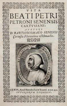  Scala Bartolomeo : Vita beati Petri Petroni Senensis Cartusiani...  - Asta Libri & Grafica - Libreria Antiquaria Gonnelli - Casa d'Aste - Gonnelli Casa d'Aste