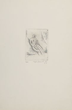  Carlo Carrà  (Quargnento, 1881 - Milano, 1966) : Lotto composto di 2 incisioni.  - Asta Libri & Grafica - Libreria Antiquaria Gonnelli - Casa d'Aste - Gonnelli Casa d'Aste