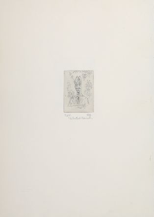  Carlo Carrà  (Quargnento, 1881 - Milano, 1966) : Lotto composto di 2 incisioni.  - Asta Libri & Grafica - Libreria Antiquaria Gonnelli - Casa d'Aste - Gonnelli Casa d'Aste