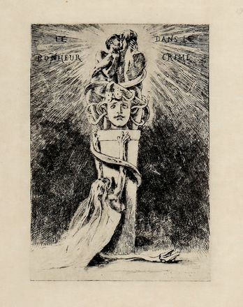 Flicien Rops  (Namur, 1833 - Essonnes, 1898) : Aux folies Bergre.  - Auction Books & Graphics - Libreria Antiquaria Gonnelli - Casa d'Aste - Gonnelli Casa d'Aste