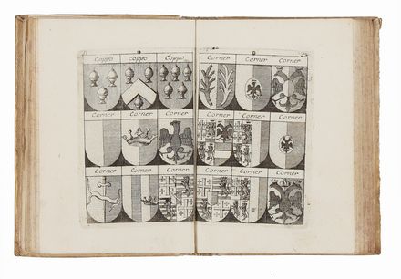  Coronelli Vincenzo Maria : Arme, blasoni, ò insegne gentilitie delle Famiglie Patritie esistenti nella Serenissima Republica di Venetia...  - Asta Libri & Grafica - Libreria Antiquaria Gonnelli - Casa d'Aste - Gonnelli Casa d'Aste