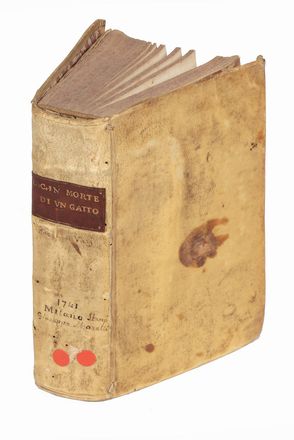  Balestrieri Domenico : Lagrime in Morte di un Gatto.  - Asta Libri & Grafica - Libreria Antiquaria Gonnelli - Casa d'Aste - Gonnelli Casa d'Aste