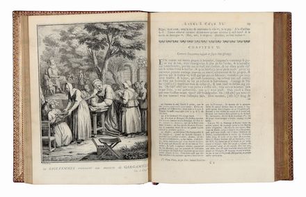  Rabelais Franois : Oeuvres [...] avec des Remarques historiques et critiques de Mr. Le Duchat. Nouvelle edition, orne de figures de B. Picart [...]. Tome premier (-troisieme).  Bernard Picart  (Parigi, 1673 - Amsterdam, 1733), Jacob Folkema, Pieter Tanj  - Asta Libri & Grafica - Libreria Antiquaria Gonnelli - Casa d'Aste - Gonnelli Casa d'Aste