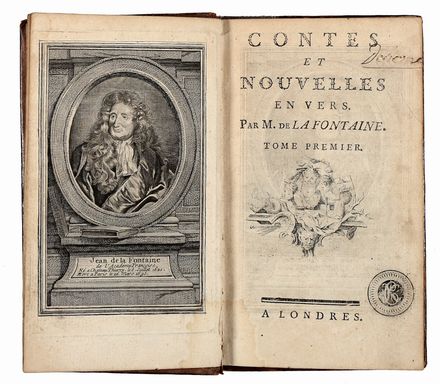  La Fontaine Jean (de) : Contes et nouvelles en vers [...]. Nouvelle dition, corrige, augmente, & enrichie de Figures. Tome premier (-second).  - Asta Libri & Grafica - Libreria Antiquaria Gonnelli - Casa d'Aste - Gonnelli Casa d'Aste