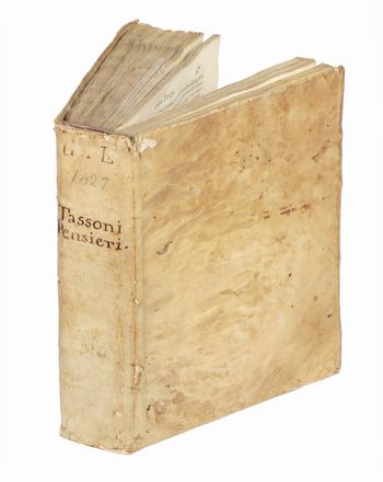  Tassoni Alessandro : Dieci libri di pensieri diversi [...] nè quali per via di quisiti con nuovi fondamenti, e ragioni si trattano le pi curiose materie naturali, morali, civili, poetiche, istoriche... Letteratura italiana, Letteratura  - Auction Books & Graphics - Libreria Antiquaria Gonnelli - Casa d'Aste - Gonnelli Casa d'Aste