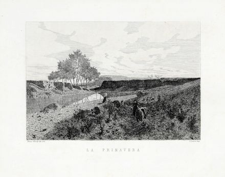  Carlo Felice Biscarra  (Torino, 1823 - 1894) : L'arte in Italia. Anno I (-V).  Alberto Maso Gilli  (Chieri, 1840 - Calvi, 1894), Enrico Gamba  (Torino, 1831 - 1883), Celestino Turletti  (Torino, 1845 - San Remo, 1904), Telemaco Signorini  (Firenze, 1835 - 1901), Antonio Fontanesi  (Reggio Emilia, 1818 - Torino, 1882), Ernesto Rayper  (Genova, 1840 - Gameragna di Stella, 1873), Eleuterio Pagliano  (Casale Monferrato, 1826 - Milano, 1903)  - Asta Libri & Grafica - Libreria Antiquaria Gonnelli - Casa d'Aste - Gonnelli Casa d'Aste