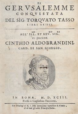  Tasso Torquato : La Gerusalemme conquistata [...] libri XXIIII.  - Asta Libri & Grafica - Libreria Antiquaria Gonnelli - Casa d'Aste - Gonnelli Casa d'Aste