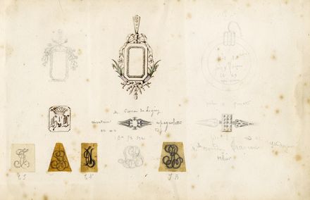  Martin Mayeur : Raccolta di bozzetti e disegni di oreficeria e gioielleria.  - Asta Libri & Grafica - Libreria Antiquaria Gonnelli - Casa d'Aste - Gonnelli Casa d'Aste