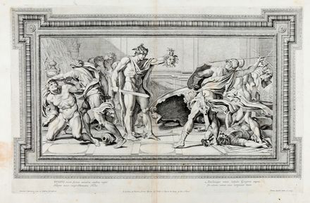  Pietro Aquila  (Marsala, 1640 - Alcamo, 1692) : Lotto di 4 tavole da Galeriae Farnesianae Icones...  - Asta Libri & Grafica - Libreria Antiquaria Gonnelli - Casa d'Aste - Gonnelli Casa d'Aste