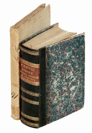  Vincioli Giacinto : Memorie istorico-critiche di Perugia a' ritratti di 24. uomini illustri in arme, e di 24. cardinali della medesima città?  - Asta Libri & Grafica - Libreria Antiquaria Gonnelli - Casa d'Aste - Gonnelli Casa d'Aste
