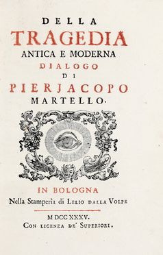  Martello Pier Jacopo : Opere. Tomo primo (-settimo). Poesia, Letteratura  - Auction Books & Graphics - Libreria Antiquaria Gonnelli - Casa d'Aste - Gonnelli Casa d'Aste