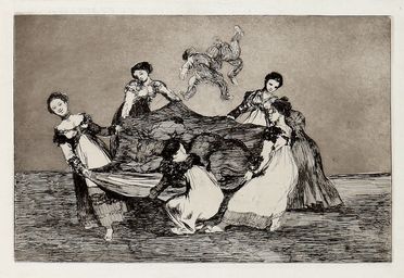  Francisco Goya y Lucientes  (Fuendetodos,, 1746 - Bordeaux,, 1828) : Los Proverbios.  - Asta Libri & Grafica - Libreria Antiquaria Gonnelli - Casa d'Aste - Gonnelli Casa d'Aste