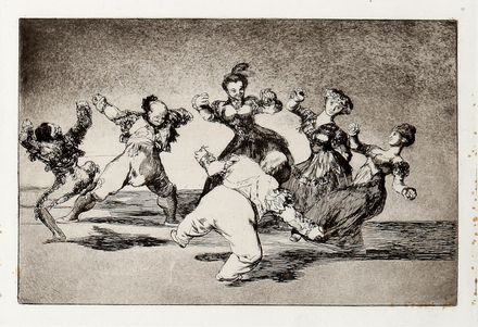  Francisco Goya y Lucientes  (Fuendetodos,, 1746 - Bordeaux,, 1828) : Los Proverbios.  - Auction Books & Graphics - Libreria Antiquaria Gonnelli - Casa d'Aste - Gonnelli Casa d'Aste