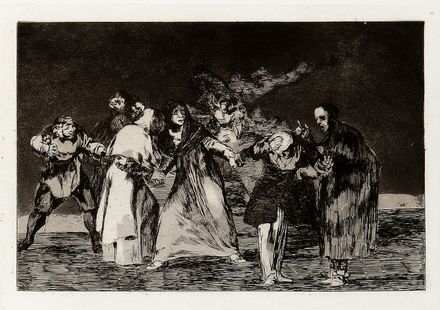  Francisco Goya y Lucientes  (Fuendetodos,, 1746 - Bordeaux,, 1828) : Los Proverbios.  - Auction Books & Graphics - Libreria Antiquaria Gonnelli - Casa d'Aste - Gonnelli Casa d'Aste