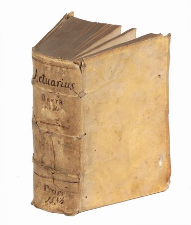  Johannes Actuarius : Opera. De actionibus et spiritus animalis affectibusque, eiusque nutritione lib. II. De urinis lib. VII. Methodi medendi lib. VI... Medicina  - Auction Books & Graphics - Libreria Antiquaria Gonnelli - Casa d'Aste - Gonnelli Casa d'Aste