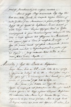 Giornale di Paolo Micheli Passeggiere / a Bordo del Brig[antino] Lord Nelson.  - Asta Libri & Grafica - Libreria Antiquaria Gonnelli - Casa d'Aste - Gonnelli Casa d'Aste