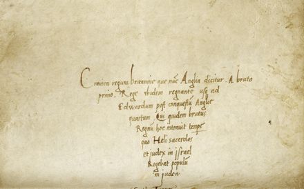 Cronica regum britannie / que nunc Anglia dicitur. A bruto / primo. Rege ibidem regnante us[que] ad / Edwardum post conquista[m] Anglie / quartum. Qui quidem brutus / Regnu [m] hoc intrauit temp [o] e / quo Heli sacerdos / et judex in Israele / Regebat. Storia, Storia, Diritto e Politica  - Auction Books & Graphics - Libreria Antiquaria Gonnelli - Casa d'Aste - Gonnelli Casa d'Aste