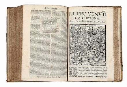  Vergilius Maro Publius : L'Opere [...] cioe la Bucolica, la Georgica, e l'Eneide. Commentate in lingua volgare da Giovanni Fabrini da Feghine, da Carlo Malatesta [...] & da Filippo Venuti...  Giovanni Fabrini  (Figline, ), Carlo Malatesta, Filippo Venuti  (1531 - 1587)  - Asta Libri & Grafica - Libreria Antiquaria Gonnelli - Casa d'Aste - Gonnelli Casa d'Aste